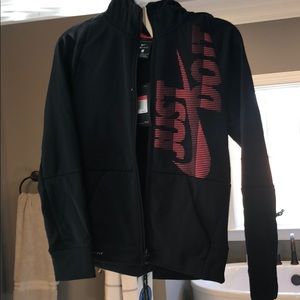 NWT Nike “just do it” zipper hoodie